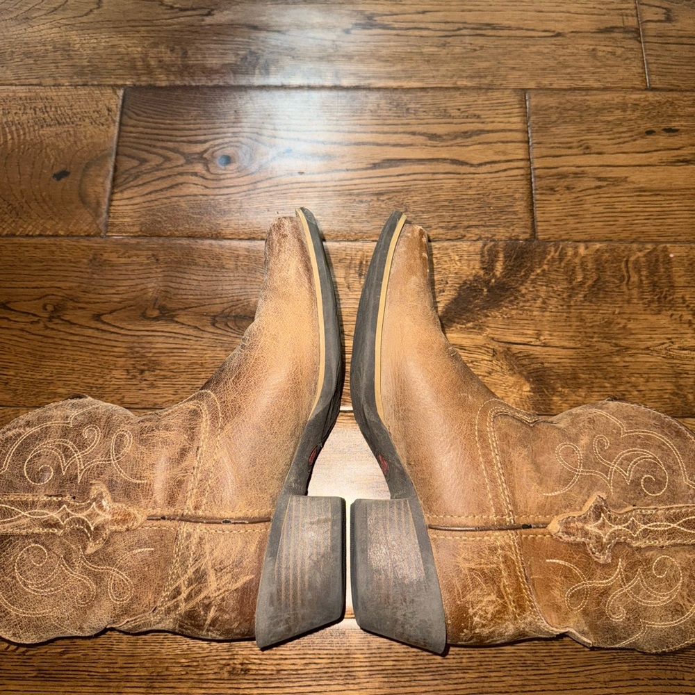 Justin Short Ankle Western Women’s Cowboy Boots Size 6 - Picture 5 of 6